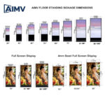 32'' 43'' 50'' 55'' 65'' 75'' 86'' 98'' Floor Standing digital signage - Image 6