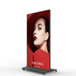 65-98 Inch 4mm Ultra-Narrow Bezel Full Screen Display Floor Standing Digital Signage - Image 4
